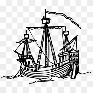 This Free Icons Png Design Of 15th Century Ship Clipart