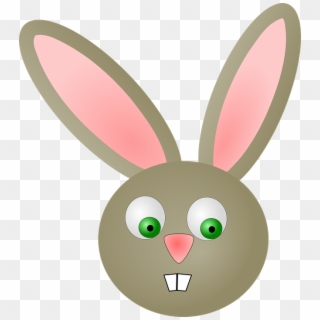 Easter Bunny Head Png - Rabbit Head Clip Art Transparent Png