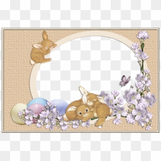 Bunnies Png Frame Gallery Yopriceville View Full - دانلود کادر و حاشیه کودکانه Clipart