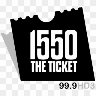 1550 The Ticket Logo Png Transparent - Poster Clipart