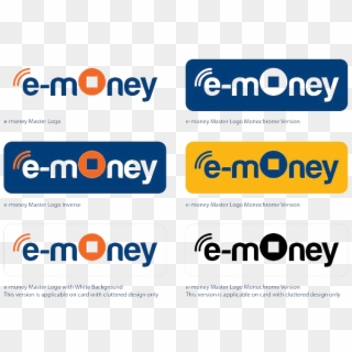 Money Sign Png Blue - Mandiri E Money Logo Transparent Clipart