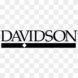 Davidson College Logo With Black Type With Black Bar Clipart