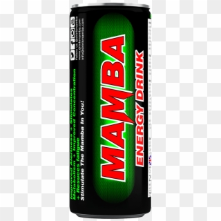 Mamba Energy Drink Can Front View - Caffeinated Drink Clipart