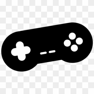 Game Icon - Silhouette Video Game Controller Clipart