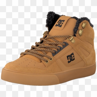 Dc Shoes Men Spartan High Wc Wnt Shoe Wheat/turkish - Red And White Dc Shoes Clipart