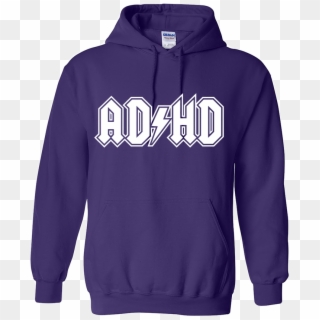 Adhd Acdc Logo Hoodie - Hoodie Clipart