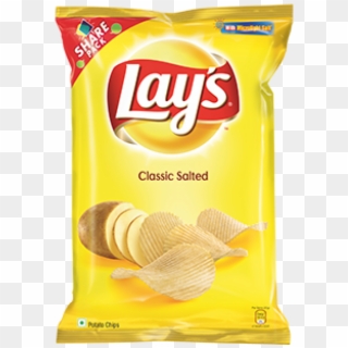 Classic Salted Gm Laysclassicsaltedgmxpng - Lays Classic Salted Chips Clipart