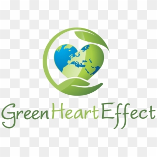 Green Heart Effect All Png - Globe Clipart
