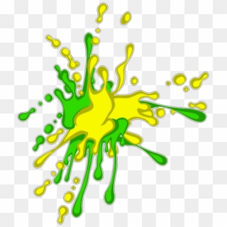 #mq #green #yellow #paint #splash - Yellow And Green Paint Splash Clipart