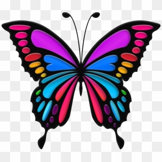 Colorful Butterfly Png Clip Art Image Transparent Png