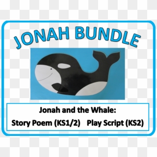 Jonah And The Whale Craft - Killer Whale Clipart