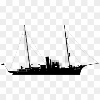 Naval Ship Sail Navy Boat - Savaş Gemisi Vektör Png Clipart