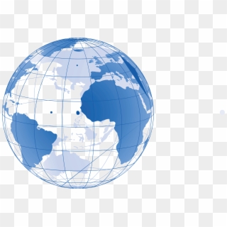 Global Map Png - World Map Globe Vector Clipart