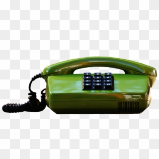 Phone Eighties Old Green Keys Communication - Old Green Phone Png Clipart