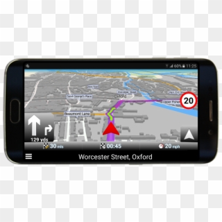 Default Red Gps Navigation Arrow In Navigator - Automotive Navigation System Clipart