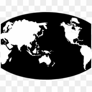 World Map Clipart Line Art - World Map - Png Download