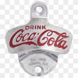Abrebotellas Coca Cola Montado En La Pared - Cocacola Ornaments Png Clipart