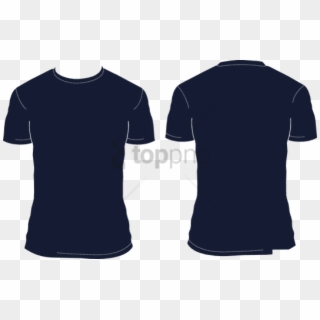 Free Png Camiseta Png Image With Transparent Background - Blue T Shirt Vector Clipart