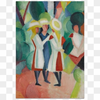 View Larger Image - August Macke Four Girls Clipart