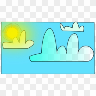 Clouds By Lpr577 At A Sunny Sky Clipart - Png Download