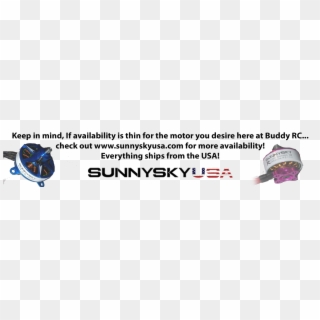 Sunnysky Motor - Black-and-white Clipart