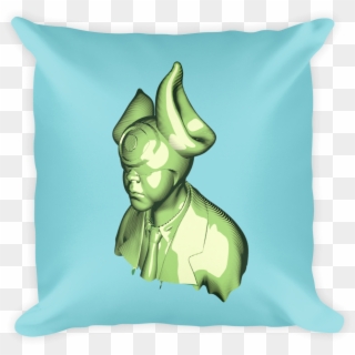 Mad King Throw Pillow In Robin's Egg Blue - Cushion Clipart