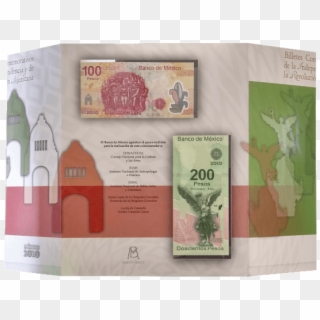 Mexican Special Edition Bills - Billetes Del Bicentenario De Mexico Clipart