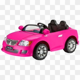 Pink Convertible - Kid Trax 12 Volt Sports Coupe Ride Clipart
