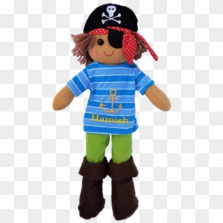 Personalised Pirate Ragdoll - Stuffed Toy Clipart