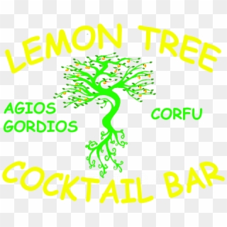 Lemon Tree Bar Corfu - Graphic Design Clipart