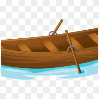 Canoe Paddle Clipart Skiff - Row Boat Clipart - Png Download