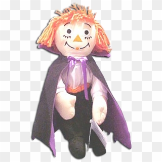 Halloween Pumpkin Raggedy Ann Rag Doll - Stuffed Toy Clipart
