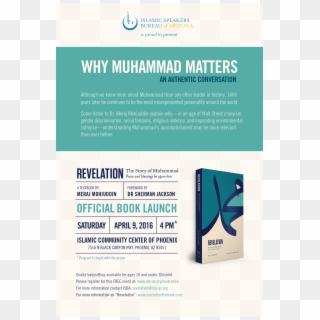 Isba Why Muhammad Matters An Authentic Conversation - Brochure Clipart