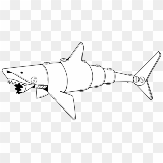 Shark & Diver - Shark Clipart