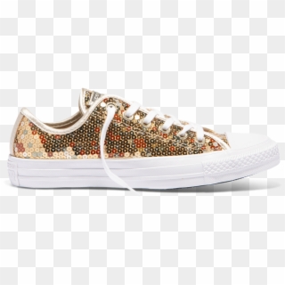 Chuck Taylor All Star Sequined Low Top Gold - Converse Gold Clipart