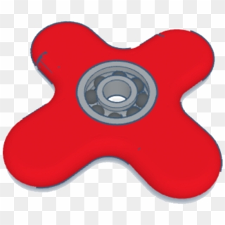 Red Fidget Spinner - Plastic Clipart
