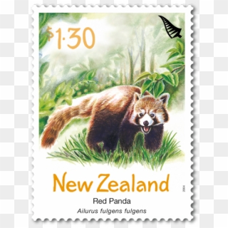 Single Stamp - Vintage Stamp Animal New Zealand Clipart