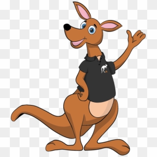 The Kangaroo Uk Character - Cartoon Clipart