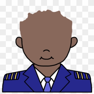 Airplane Pilot Fill In The Blank Thank You Notes For - Cartoon Clipart