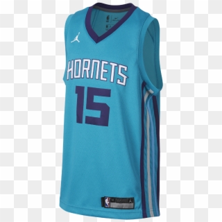 Kemba Walker Charlotte Hornets Jordan Icon Edition - Hornets Jersey Png Clipart