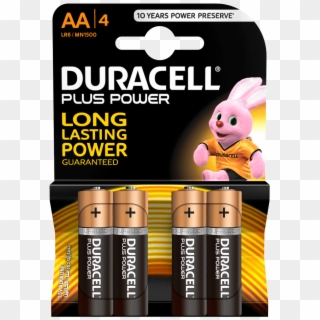 Plus Power Aa Batteries - Duracell Lr6 Clipart