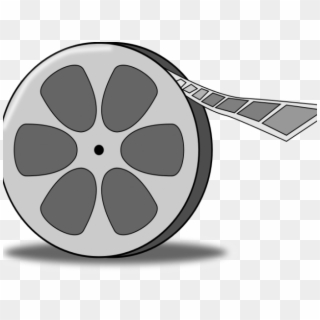 Filmstrip Clipart Film Tape - Movie Reel Clipart - Png Download