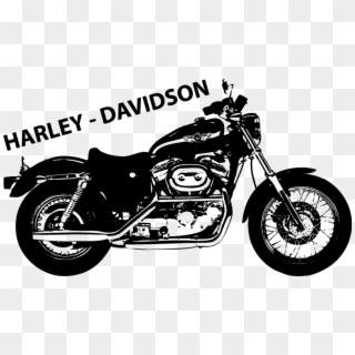 Harley Motorcycle Png For Kids - 2002 Sportster Drag Pipes Clipart