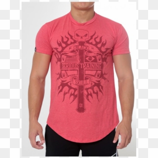 Tshirt Serious Training Red - Active Shirt Clipart