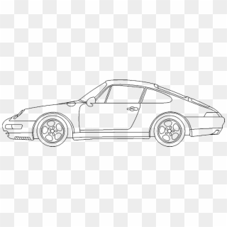 Porsche 911 Line Png Clipart