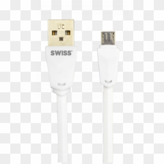 Swiss 2 Metre Micro Usb Cable - Usb Cable Clipart