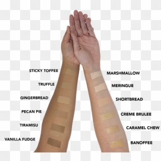 Hd Foundation Swatch New - Marissa Carter Foundation Swatches Clipart