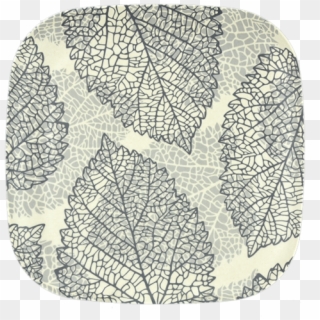 Go Bamboo Falling Leaves Plate - Lace Clipart