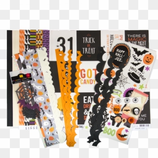American Crafts Halloween Stickers 6"x12" 2/pkg-accents - Poster Clipart