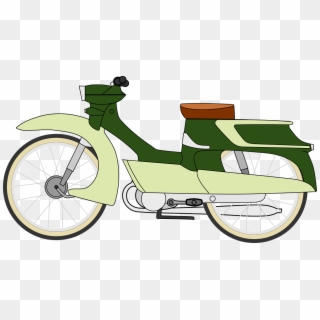 Moped Motorbike Motorcycle Png Image - Moped Clipart Transparent Png